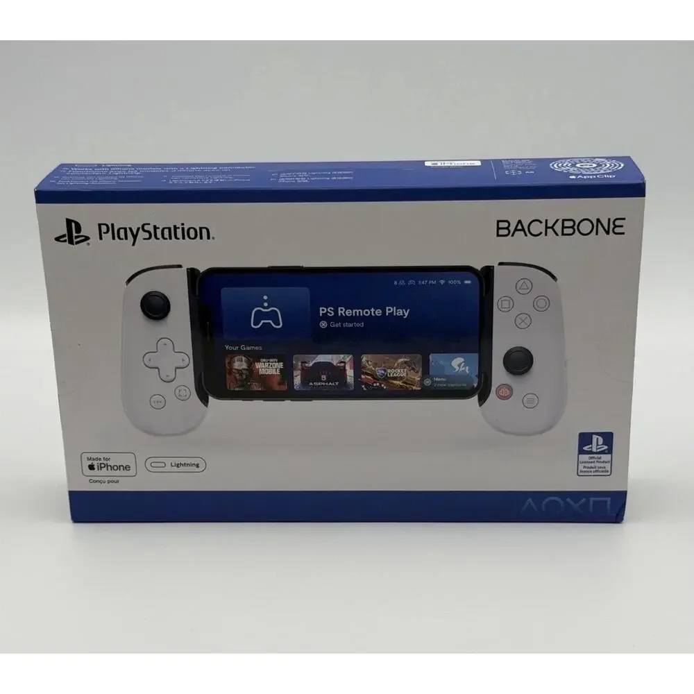 PlayStation Lightning Backbone Made for iPhone New Factory Sealed White